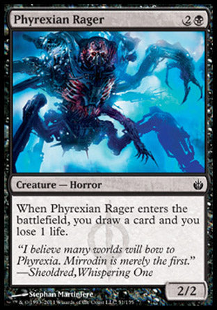 Phyrexian Rager (Mirrodin Besieged) Medium Play