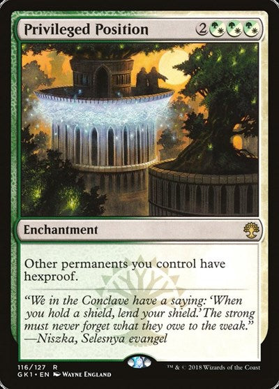 Privileged Position (Guilds of Ravnica: Guild Kits) Light Play