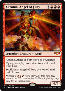 Akroma, Angel of Fury (From the Vault: Angels) Near Mint Foil