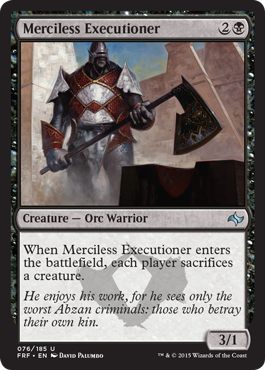 Merciless Executioner (Fate Reforged) Medium Play