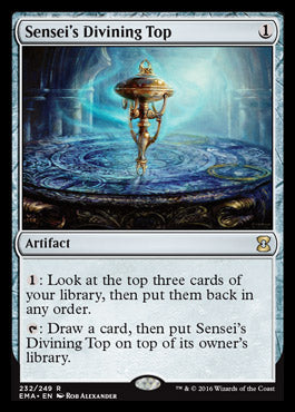 Sensei's Divining Top (Eternal Masters) Light Play Foil