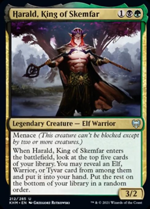 Harald, King of Skemfar (Kaldheim) Near Mint