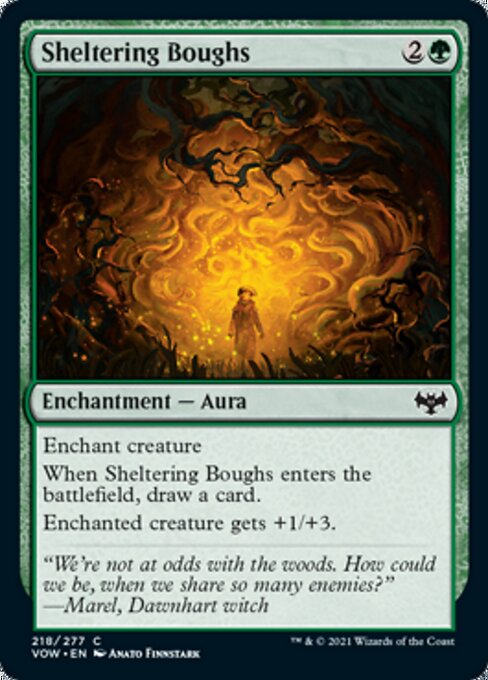 Sheltering Boughs (Innistrad: Crimson Vow) Near Mint Foil