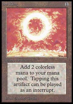 Sol Ring (Beta) Medium Play