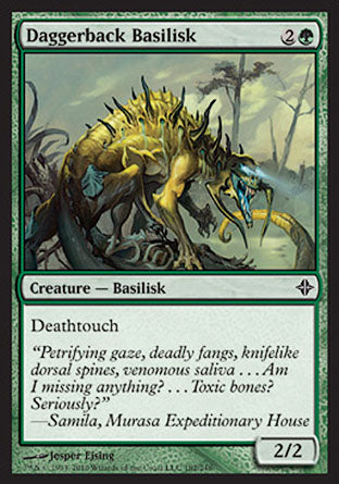 Daggerback Basilisk (Rise of the Eldrazi) Light Play