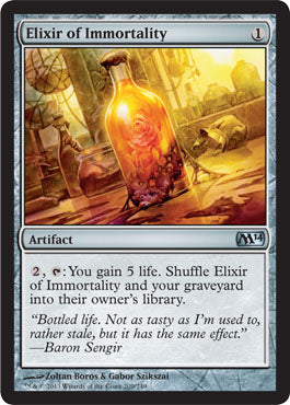 Elixir of Immortality (Magic 2014 Core Set) Light Play