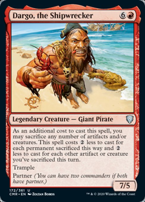 Dargo, the Shipwrecker (Commander Legends) Near Mint Foil