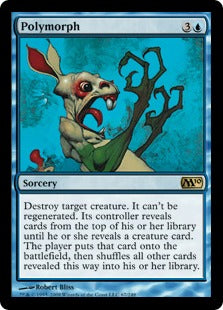 Polymorph (Magic 2010 Core Set) Medium Play Foil