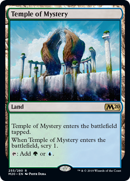 Temple of Mystery (Magic 2020 Core Set) Near Mint