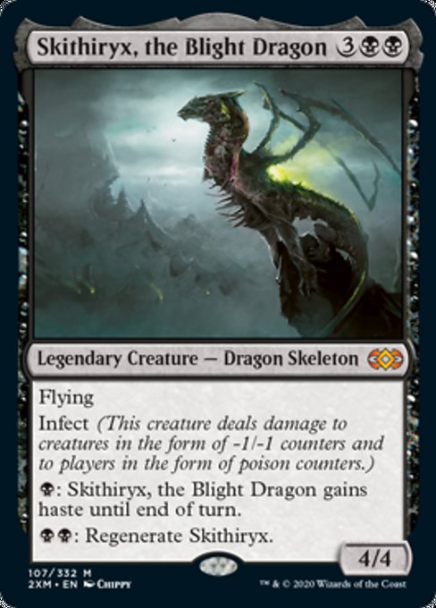 Skithiryx, the Blight Dragon (Double Masters) Near Mint