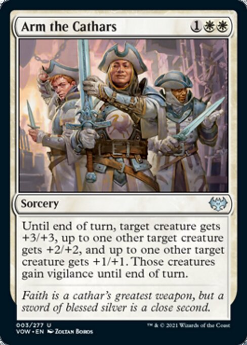 Arm the Cathars (Innistrad: Crimson Vow) Near Mint