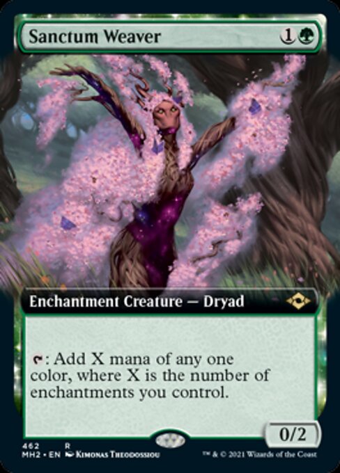 Sanctum Weaver (Extended Art) (Modern Horizons 2) Near Mint