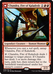 Chandra, Fire of Kaladesh (From the Vault: Transform) Near Mint Foil
