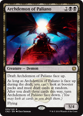 Archdemon of Paliano (Conspiracy: Take the Crown) Medium Play