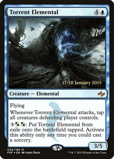 Torrent Elemental (Promos: Prerelease Cards) Medium Play Foil