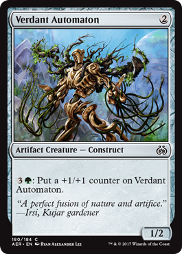 Verdant Automaton (Aether Revolt) Near Mint