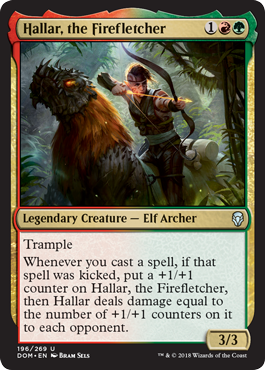 Hallar, the Firefletcher (Dominaria) Light Play