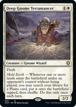 Deep Gnome Terramancer (Commander Legends: Battle for Baldur's Gate) Near Mint