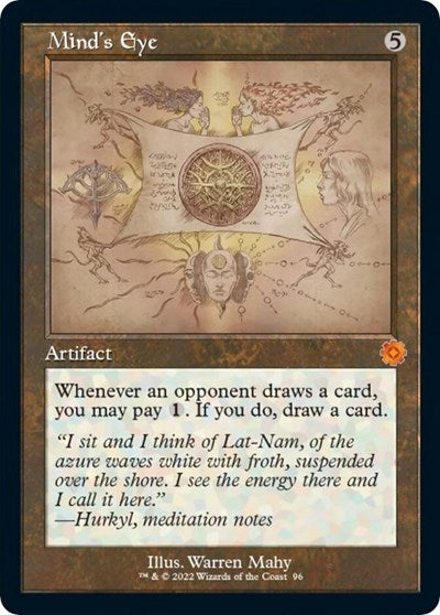 Mind's Eye (Schematic) (The Brothers' War: Retro Frame Artifacts) Near Mint