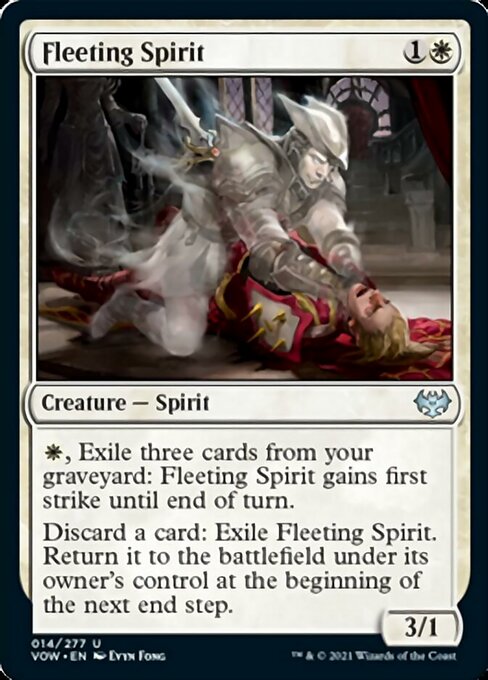 Fleeting Spirit (Innistrad: Crimson Vow) Near Mint