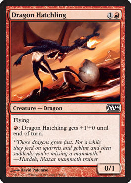 Dragon Hatchling (Magic 2014 Core Set) Medium Play