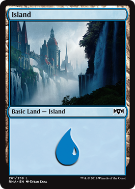 Island (Ravnica Allegiance) Near Mint