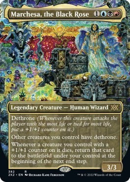 Marchesa, the Black Rose (Borderless) (Double Masters 2022) Near Mint Foil