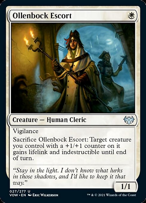 Ollenbock Escort (Innistrad: Crimson Vow) Light Play