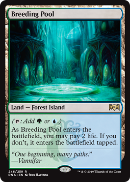 Breeding Pool (Ravnica Allegiance) Light Play Foil