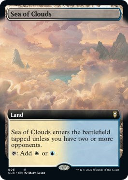 Sea of Clouds (Extended Art) (Commander Legends: Battle for Baldur's Gate) Near Mint Foil