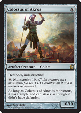 Colossus of Akros (Theros) Medium Play Foil