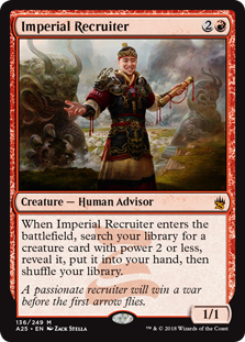 Imperial Recruiter (Masters 25) Medium Play Foil