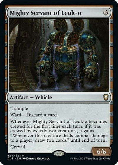 Mighty Servant of Leuk-o (Commander Legends: Battle for Baldur's Gate) Near Mint Foil
