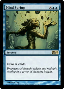 Mind Spring (Magic 2010 Core Set) Medium Play