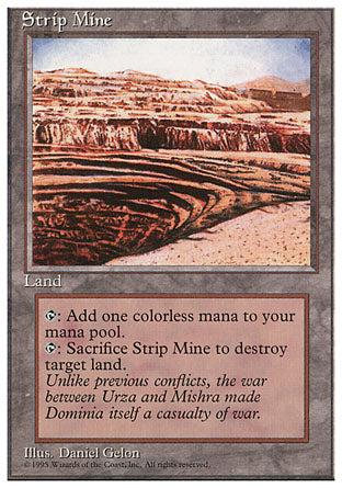 Strip Mine (4th Edition) Medium Play