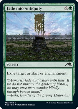 Fade into Antiquity (Kamigawa: Neon Dynasty) Medium Play