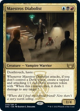 Maestros Diabolist (Streets of New Capenna) Light Play