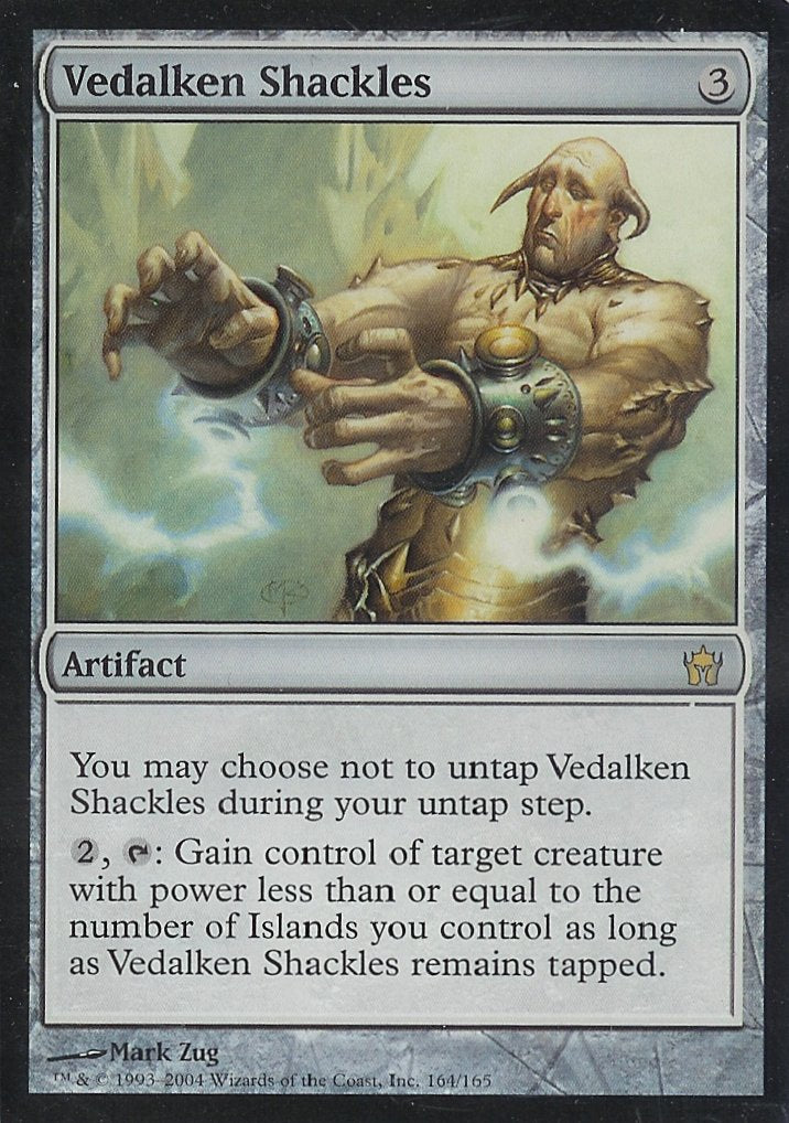 Vedalken Shackles (Fifth Dawn) Medium Play