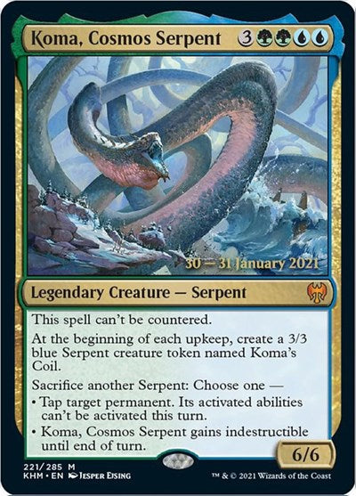 Koma, Cosmos Serpent (Promos: Prerelease Cards) Near Mint Foil