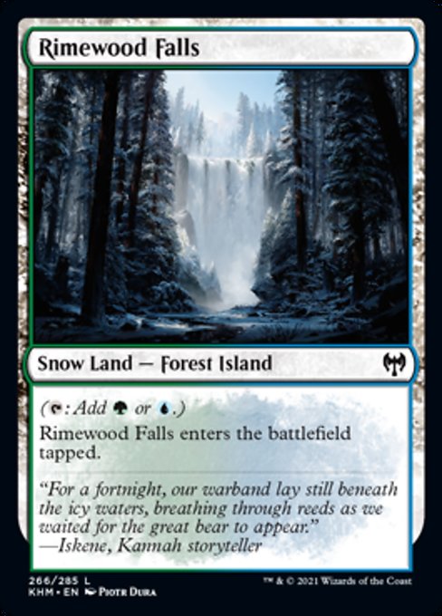 Rimewood Falls (Kaldheim) Medium Play