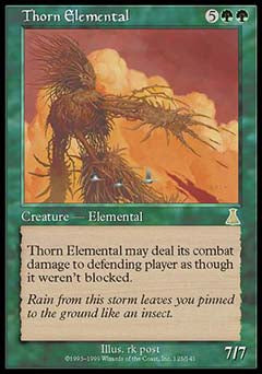 Thorn Elemental (Urza's Destiny) Medium Play