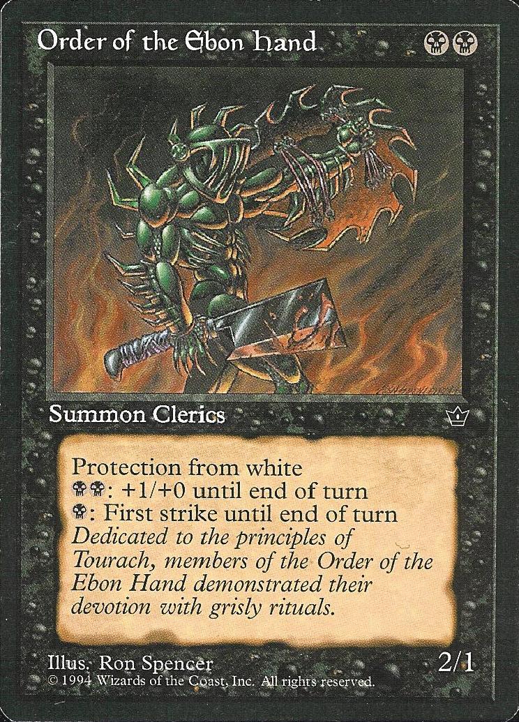 Order of the Ebon Hand (3) (Fallen Empires) Near Mint