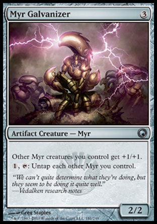 Myr Galvanizer (Scars of Mirrodin) Light Play