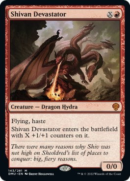 Shivan Devastator (Dominaria United) Near Mint Foil