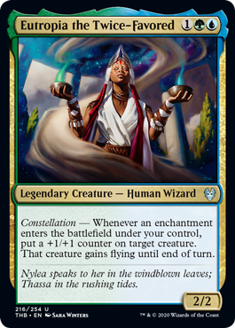 Eutropia the Twice-Favored (Theros Beyond Death) Near Mint Foil