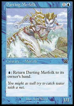 Darting Merfolk (Mercadian Masques) Light Play