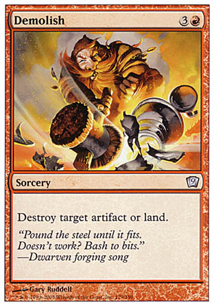 Demolish (9th Edition) Medium Play