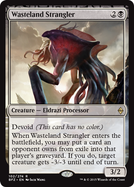 Wasteland Strangler (Battle for Zendikar) Near Mint Foil