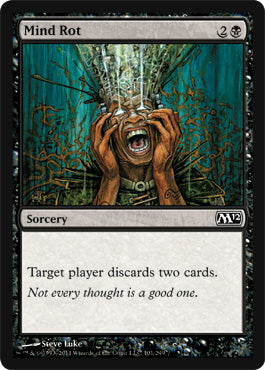 Mind Rot (Magic 2012 Core Set) Medium Play