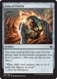 Lens of Clarity (Khans of Tarkir) Near Mint Foil
